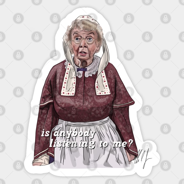 Billy Madison: Is Anybody Listening to Me? Sticker by 51Deesigns